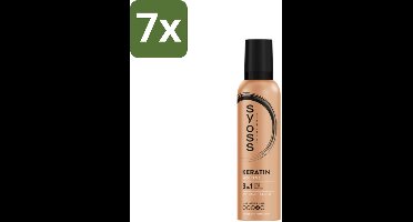 Syoss - Keratin - Haarmousse - Versterkt Haarvezels - 250 ml - Bulkverpakking - 7 stuks