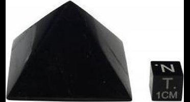 Shungiet piramide - 4x4 - Mineraal - M