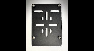 White Label Kentekenplaat-houder | Aluminium | Zwart | Kentekenplaat