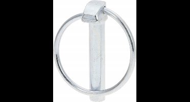 Kramp Borgpen 9x43mm met Ring, Verzinkt - LP9KR