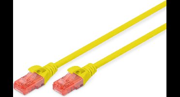CAT6 UTP kabel 10 meter Geel