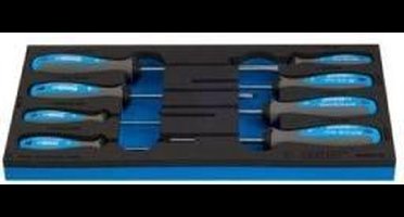 Unior schroevendraaier set plat/kruis 8-delig