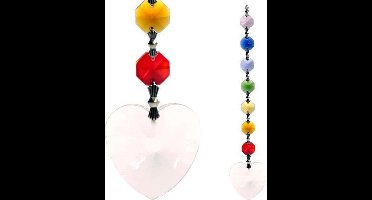 Hart - Metta - Feng-Shui - chakrakristallen - raamdecoratie