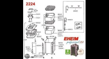 Eheim Sluitbeugel Adapterstuk Voor 2222-2224-2422/2424