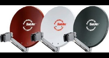 Kathrein CAS 80 Satellietschotel 75 cm Reflectormateriaal: Aluminium Rood, Bruin