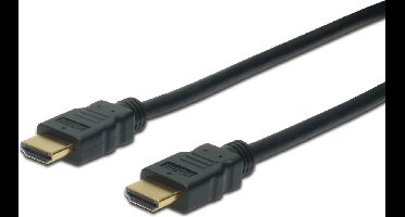 Digitus HDMI Kabel - 4K 60Hz - High Speed met Ethernet - 1m - Zwart