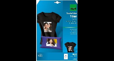 Sigel inkjet transferfolie A4 blanco 6 vel voor donkere kleding / textiel