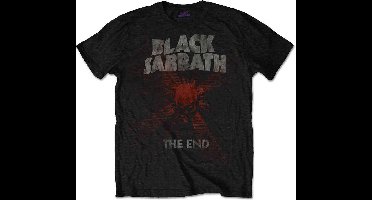 Black Sabbath - The End Mushroom Cloud Heren T-shirt - M - Zwart