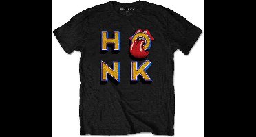 The Rolling Stones - Honk Letters Heren T-shirt - XL - Zwart