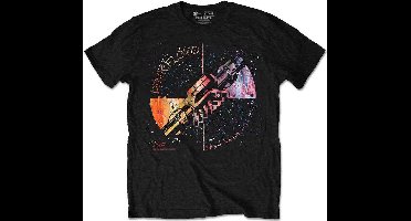 Pink Floyd - Machine Greeting Orange Heren T-shirt - L - Zwart