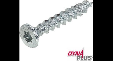 Dynaplus unischroef verzinkt - 4,0 x 30 mm - 200 stuks