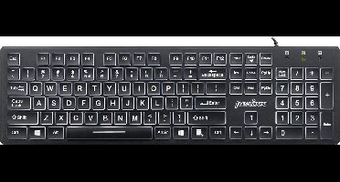Perixx Bedrade Toetsenbord Voor Computer/Laptop Periboard 317 Met Achterverlichting