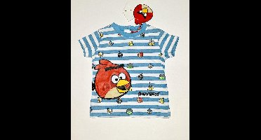 Angry Birds babyshirt blauw 86