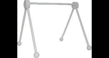 Jabadabado Houten Babygym - Grijs