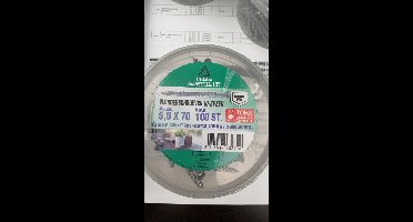 Meuwissen Agro Vlonderschroeven RVS 100 st. + 2 bitjes - Torx 5,0 x 70mm