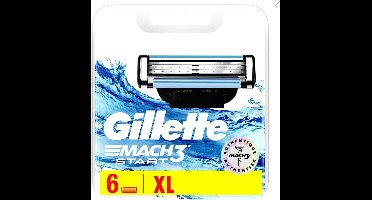 Gillette Mach3 Lames de recharge Pour Homme Lames de Rasoir Mach3 Start 6 lamé
