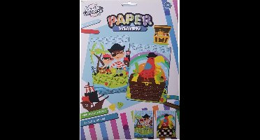 "craft universe Paper Weaving ""Piraat"" - Papier weven - 2 afbeeldingen"
