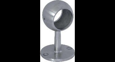 Middensteun Bol 38,1mm rvs mat