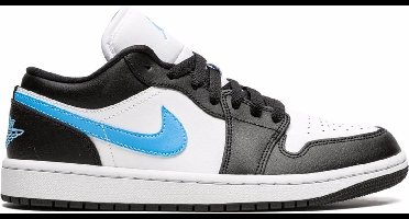 AIR JORDAN 1 LOW BLACK UNIVERSITY BLUE WOMENS
