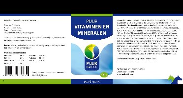 PUUR NATUUR | Puur Natuur Vita-min (vitaminen En Mineralen) Voor Paard En Pony
