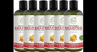 PETAL FRESH - Shampoo Rose & Honeysuckle - 6 Pak - Voordeelverpakking