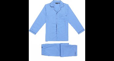 Ambassador 1867 Bio Katoenen Herenpyjama Tokyo Lichtblauw L