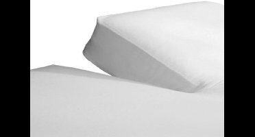 Briljant Home Jersey Split Hoeslaken - Wit - 140x220