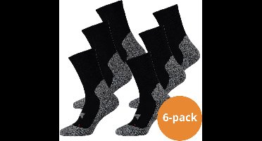 Xtreme Sockswear Hiking Sokken - 6 paar Hiking / Wandelsokken - Multi Black - Maat 45/47