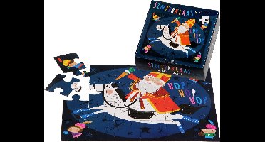 24 mini puzzel Sint 24 stukjes in doos.