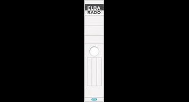 ELBA rugetiketten "ELBA RADO" - lang/breed, wit