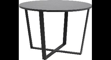 Amst eetkamertafel marmer print zwart.