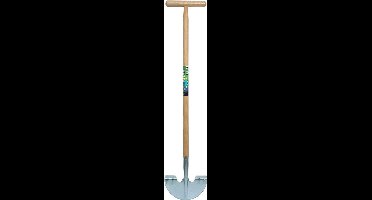 MM Eurotool Graskantsteker verzinkt met houten T-steel | 85 cm