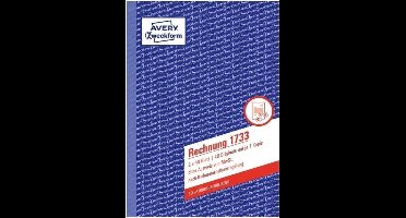 Avery Zweckform 1733 bedrijfsformulier