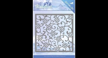 Mal  - Jeanine's Art - Wintersports - Sneeuw Omlijsting