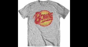 David Bowie - Vintage Diamond Dogs Logo Kinder T-shirt - Kids tm 4 jaar - Grijs