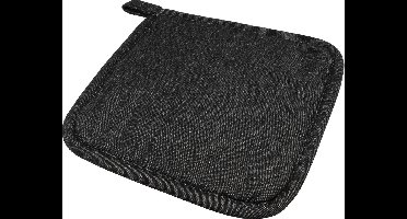 Pannenlap - Zwart - 20x20 cm - Jeans zwart