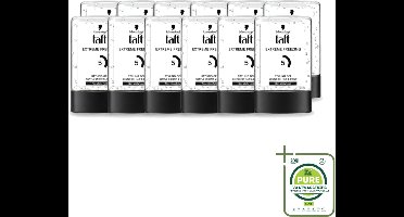 12 x Taft - Extreme freezing 5 - Styling Gel - Sterke hold - 300 ml - Grootverpakking - Bevriezende Fixatie - Krachtige Hold - Kort Haar - Styling Gel - Vegan Gel