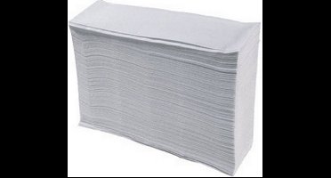 Euro Products | Vouwhanddoekjes 1-laags naturel | Z-vouw | 23 x 25 cm | 5000 stuks
