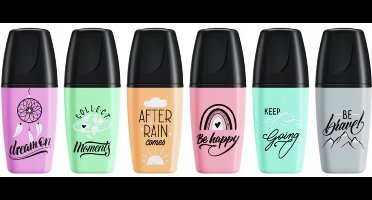 Stabilo BOSS MINI PASTELLOVE Markeerstiften - 6 Stuks