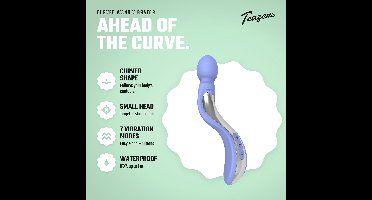 Teazers – Curved Wand Vibrator – Lavendel