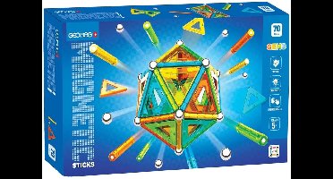 Geomag Magnetische Sticks Edelstenen Set - 70dlg..