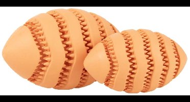 EBI Hondenspeelgoed Snackspeeltje Nibble me Rugby Oranje S