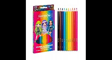 Astra Rainbow High Driehoekige Kleurpotloden Set - 12 Stuks