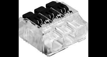OBO Bettermann 2054423 61 HSK43 Flexibel: 0.02-4 mm² Massief: 0.02-2.5 mm² Aantal polen: 3 75 stuk(s) Transparant