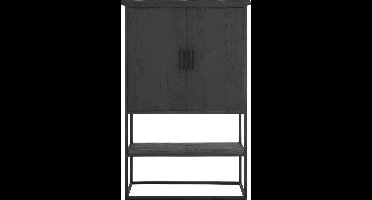 DTP Home Bergkast Beam Teakhout 90x40 cm - Zwart