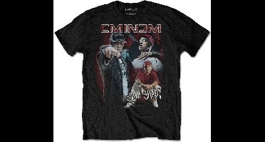 Eminem - Shady Homage Heren T-shirt - L - Zwart
