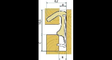 Q-Lon 3094 Groefbreedte 27-32mm per 25M Wit