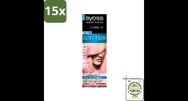 15 x Syoss Color Blond Pastel Touch P1 Pastel Rose - Haarverf Spray - Pastel Rose - Grootverpakking - Haarverf Spray - Pastel Rose - Blond - Salonplex Technologie - Haarverf