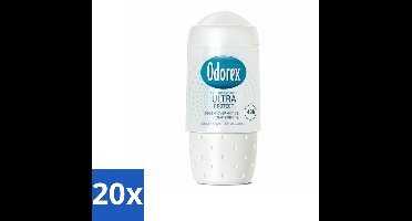 20 x Odorex Deodorant Roller Ultra Protect 50 ml - Deodorant Roller - Zweetbestendig - Huidverzorgend - Alcoholvrij - Dermatologisch Goedgekeurd