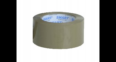 Bruine Pakkingstape PP Acryl 48mm x 45m - 2 stuks